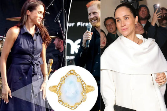 Meghan Markle Stuns in Gemstone Ring During Surprise Paris Fashion Week