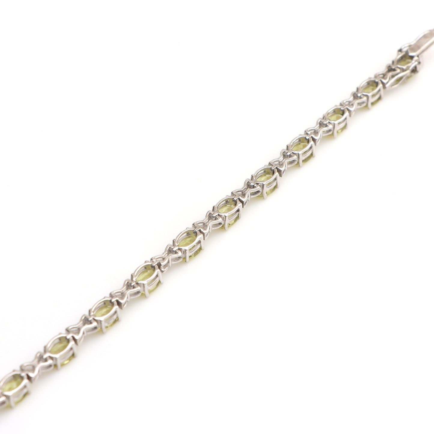 Natural Lemon Topaz Oval Cut Gemstone Tennis Bracelet November Birthstone Bracelet Wedding Gift for Her