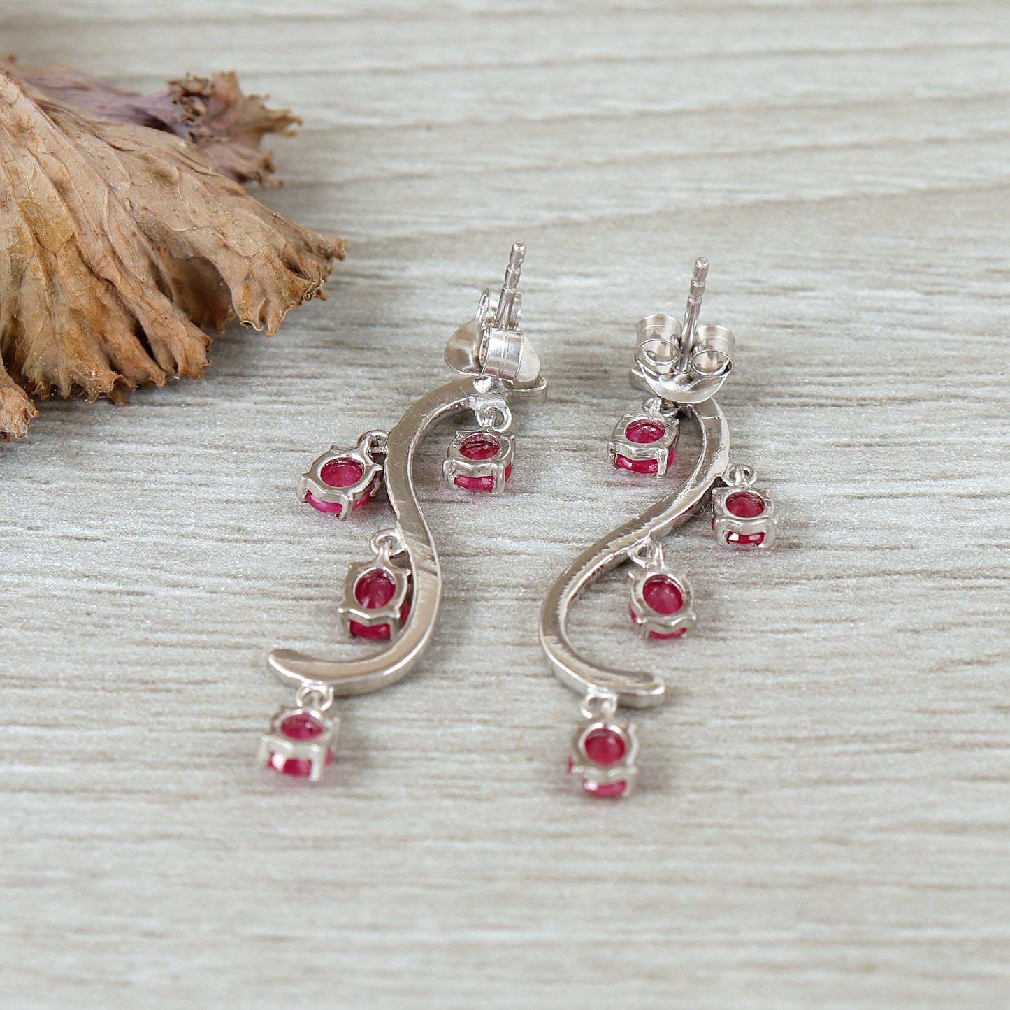 Natural Ruby Oval Cut Gemstone Stud Earrings-925 Sterling Silver Earrings-July Birthstone Studs-Dainty Ruby Earrings-Wedding Gift for Her