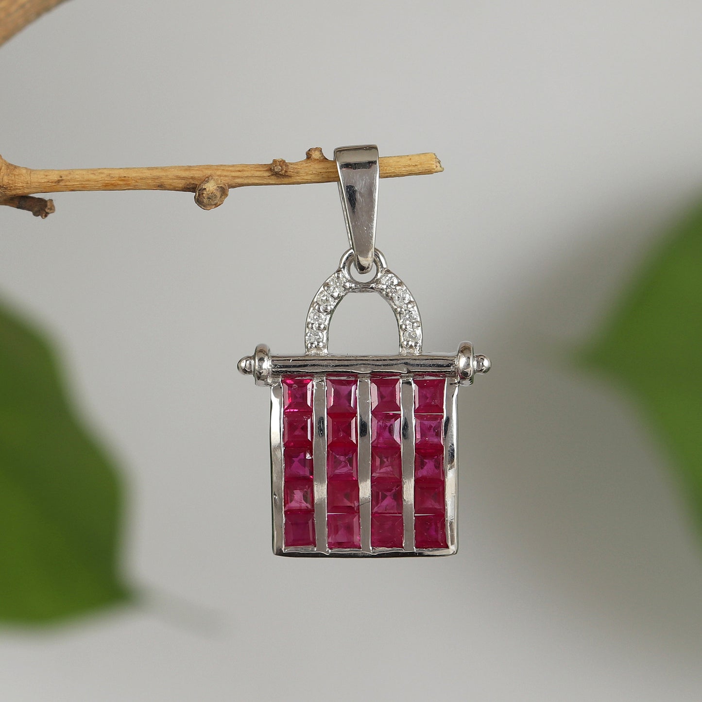 Natural Ruby Pendant-925 Sterling Silver Chain Pendant-Ruby Diamond Pendant-July Birthstone Pendant-7x5mm Oval Cut Gemstone Pendant for Gift (Copy)