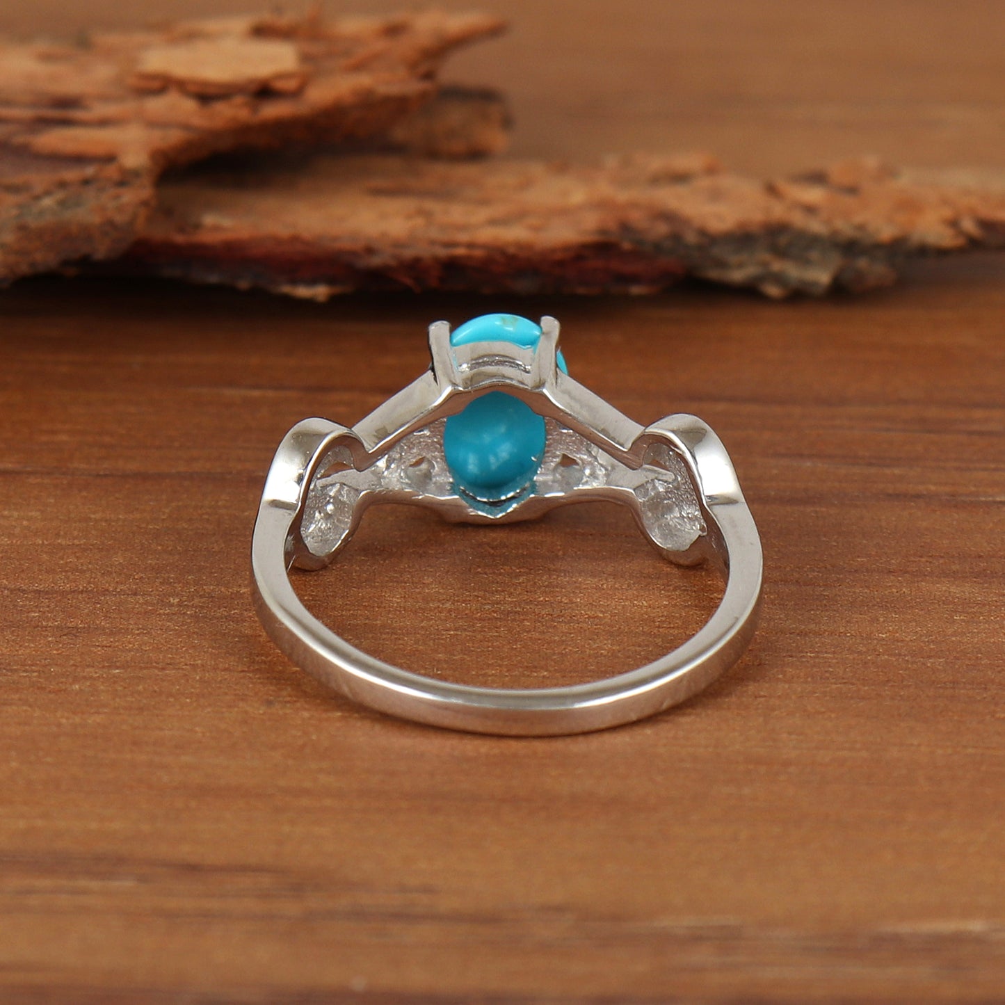 Arizona Turquoise Ring-Sleeping Beauty Turquoise Ring-925 Sterling Silver Ring-Turquoise Jewelry-Perfect Gift-Women's Jewelry-Wedding Gift