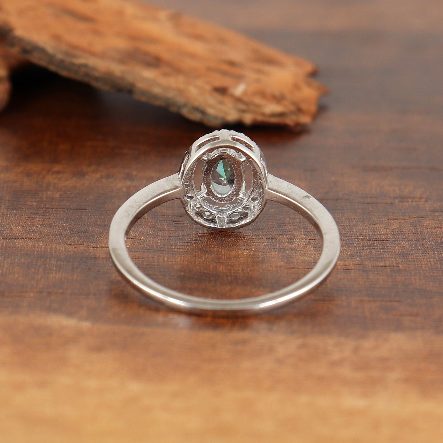 Natural Mystic Topaz Cluster Ring-925 Sterling Silver Ring-Rainbow Topaz Ring-Round Gemstone Ring-Mystic Topaz Jewelry-Wedding Gift for Her