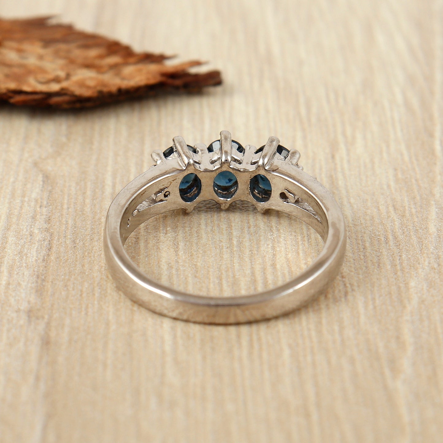Natural Blue Sapphire Ring-925 Sterling Silver Ring-5x4mm Oval Cut Gemstone Ring-Precious Ring-September Birthstone Ring-Sapphire Jewelry