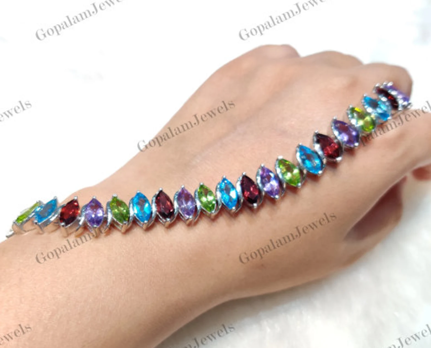 Multi Gemstone Bracelets